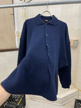 Load image into Gallery viewer, 1980s Marithe Francois Girbaud x Les Millesimes Navy 3/4th Button Placket Pullover Sweater - Size L