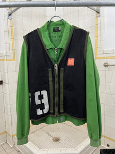 1980s Diesel Deck Shirt with Removable Vest - Size XL