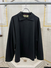 Load image into Gallery viewer, 1990s World Wide Web Light Cotton Black Logo Pullover Polo - Size M