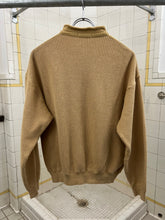 Load image into Gallery viewer, 1990s Issey Miyake Quarter Button Sweater with Twill Trim - Size M