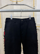 Load image into Gallery viewer, 2000s Comme des Garcons Homme Twill Trousers with Mesh Side Seam Panels - Size M