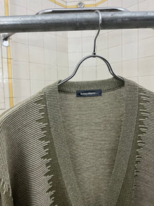 1980s Issey Miyake Intarsia Knit Cardigan - Size M
