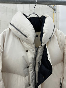 aw1993 Issey Miyake Quilted Puffer with High Collar and Packable Hood - Size L