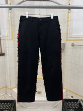 Load image into Gallery viewer, 2000s Comme des Garcons Homme Twill Trousers with Mesh Side Seam Panels - Size M