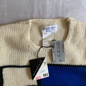 aw1997 Yohji Yamamoto Mondrian Knit - Size M