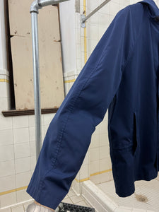 2000s Samsonite 'Travel Wear' Blue Hooded Windbreaker - Size S