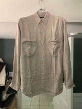 Load image into Gallery viewer, 1990s Armani Pleated Cargo Pocket Shirt - Size M