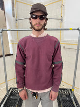 Load image into Gallery viewer, 2000s General Research Contrast Ribbed Paneled Crewneck - Size S