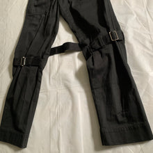 Load image into Gallery viewer, ss2002 General Research Cotton Satin Bondage Pants with Zippers - Size S