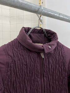 2000s Mandarina Duck Wrinkled Contemporary Long Coat - Size S