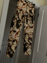 Load image into Gallery viewer, aw2010 Issey Miyake Articulated Twist Knee Nylon Lava Graphic Pants - Size L