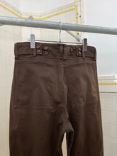 Load image into Gallery viewer, 2000s Katharine Hamnett Mud Brown Military Trousers with Shin Cargo Pockets - Size L