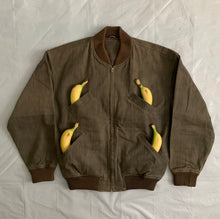 Load image into Gallery viewer, 1980s CDGH Tan Bomber Jacket - Size L