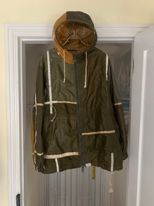 2000s Vintage Jipijapa British Reconstructed Parachute Fabric Jacket - Size L