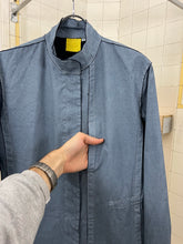 Load image into Gallery viewer, 2000s Mandarina Duck Raw Cut Coated Fabric Shirt Jacket with Contrast Detailing - Size M