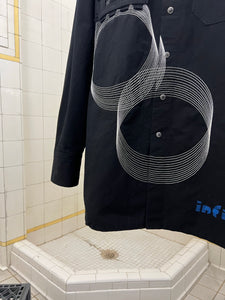 ss2019 Bernhard Willhelm Infinity Embroidered Twill Workshirt - Size M