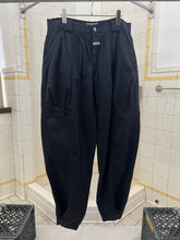 Load image into Gallery viewer, 1980s Marithe Francois Girbaud Black Paneled Trousers with Adjustable Synch Hem Detail - Size L