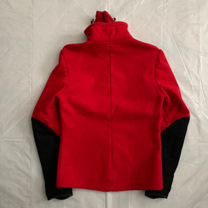 1990s Vexed Generation Red Ninja Neck Fleece Zip Up - Size S