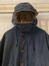 Load image into Gallery viewer, 1990s Armani Navy Hooded Military Parka - Size M