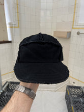 Load image into Gallery viewer, 2003 CDGH+ Raw Layered Paneled Cap Black / Black - Size OS