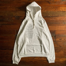 Load image into Gallery viewer, 2001 Bernhard Willhelm Lung Embroidered White Hoodie - Size M
