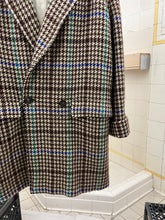 Load image into Gallery viewer, 1980s Armani Multi Colored Houndstooth Wool Coat - Size M