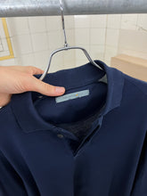 Load image into Gallery viewer, Late 1990s Mandarina Duck Navy Super Light Cotton Long Sleeve Polo - Size M