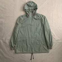 Load image into Gallery viewer, 1990s Katharine Hamnett Glacier Blue Military Parka with Ribbed Neck Hood - Size OS
