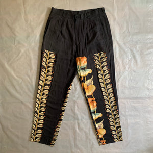 1990s Yohji Yamamoto Floral Hawaiian Pants - Size L