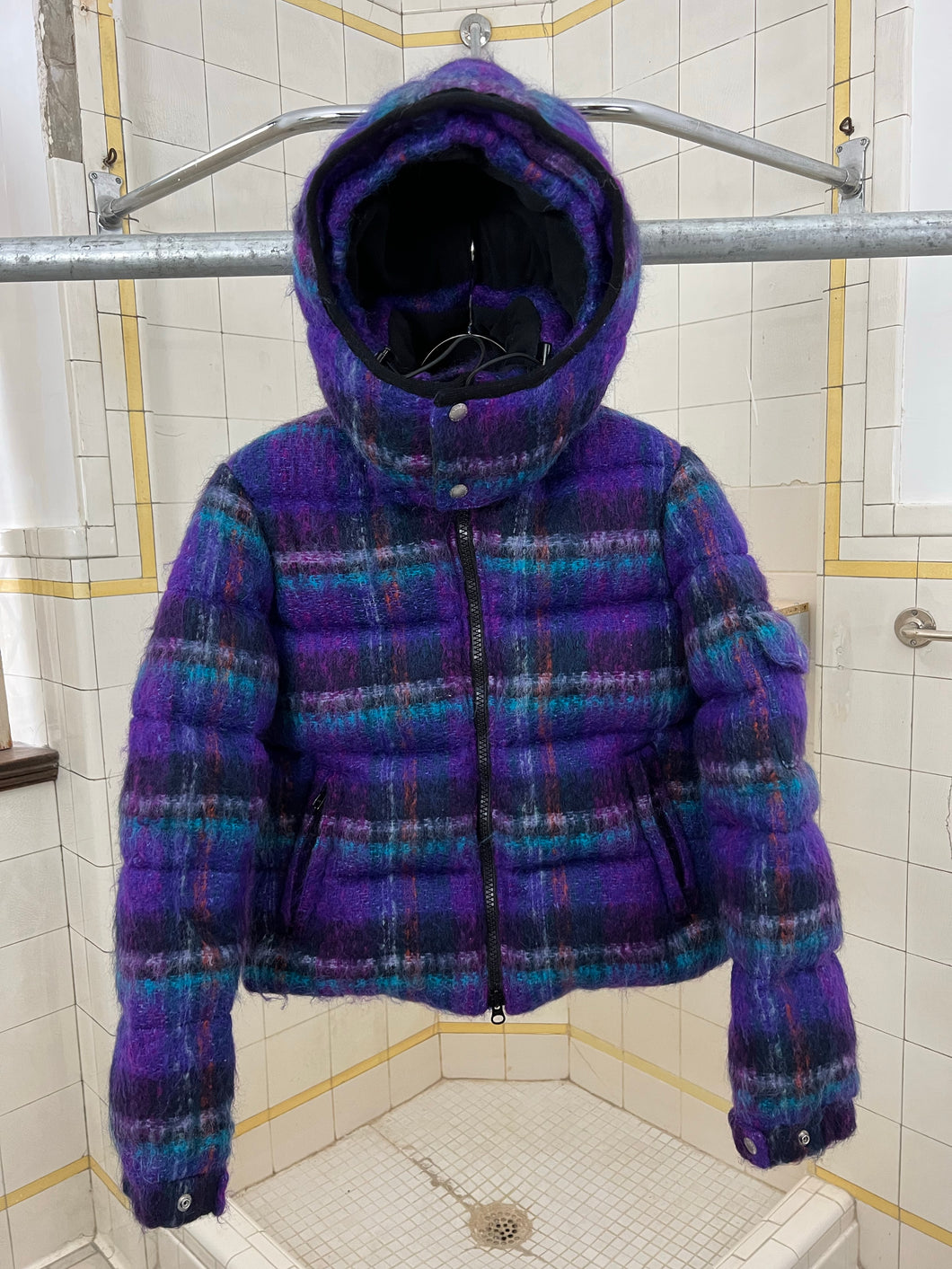 2014 Junya Watanabe Mohair Puffer Jacket with Removable Hood - Size S