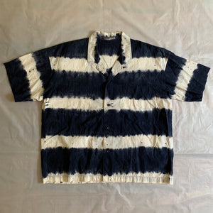 1980s Issey Miyake Dyed Striped Shirt - Size XL