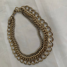 Load image into Gallery viewer, 2000s Helmut Lang Triple Layered Chain Necklace - Size OS
