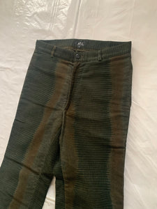 2000s Vintage APC Crocodile Brushed Cotton Trousers - Size M
