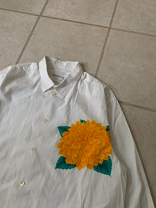 1980s Yohji Yamamoto Yuzen Dyed Flower Shirt - Size OS