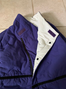 1990s Armani Cropped Purple Wrap Jacket - Size L