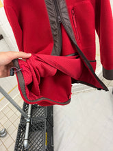 Load image into Gallery viewer, aw2000 Issey Miyake Red Fleece Technical Jacket - Size M