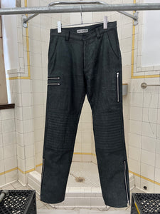 2000s Issey Miyake Zipper Moto Pants - Size S