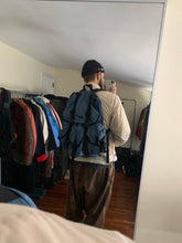 Load image into Gallery viewer, 1990s Vintage Nike Glacier Blue Nylon Parachute Backpack - Size OS