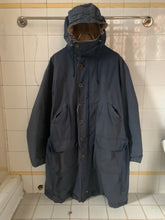 Load image into Gallery viewer, 1990s Armani Navy Hooded Military Parka - Size M