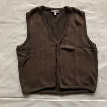 Load image into Gallery viewer, 2000s Armani Knitted Brown Vest - Size S