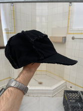 Load image into Gallery viewer, 2003 CDGH+ Raw Layered Paneled Cap Black / Black - Size OS