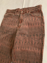 Load image into Gallery viewer, 2010s Cav Empt Faded Burnt Orange Overdyed Pants with Soundwave Graphic - Size M