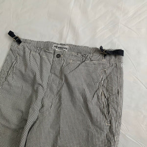 ss1999 Issey Miyake Grid Pattern Loose Pajama Trousers - Size XL