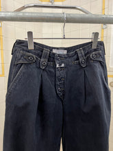 Load image into Gallery viewer, 1980s Marithe Francois Girbaud Pleated Denim Pants with Buttoned Pockets - Size M