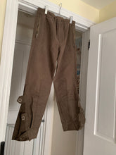 Load image into Gallery viewer, 2000s Armani Mud Brown Flared Military Bondage Pants - Size L