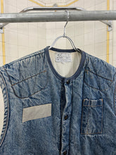 Load image into Gallery viewer, 1980s Katharine Hamnett x Goldie Denim Flight Vest - Size L