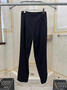 1980s Marithe Francois Girbaud x Closed Double Pleated Inseam Pocket Trousers - Size S