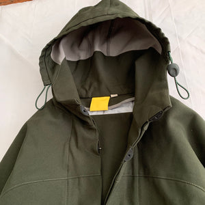 2000s Mandarina Duck Paneled Military Parka with Removable Lining - Size L