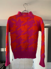 Load image into Gallery viewer, 2001 Junya Watanabe Pink and Red Houndstooth Sweater - Size S