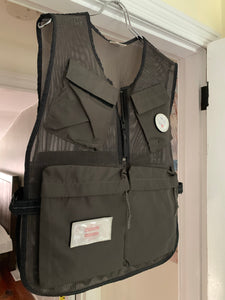 1980s Vintage Yoshida & Co Luggage Label Mesh Pullover Vest by Koichi Yamaguchi - Size OS